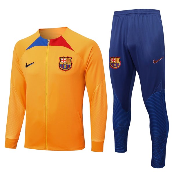 Chandal Barcelona 2023 Naranja Azul